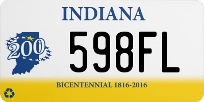 IN license plate 598FL