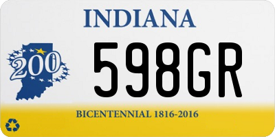 IN license plate 598GR