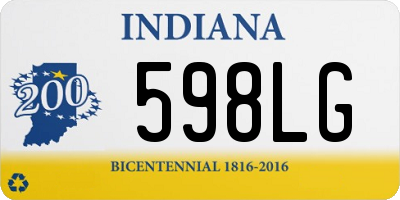 IN license plate 598LG
