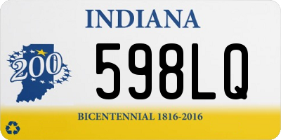 IN license plate 598LQ