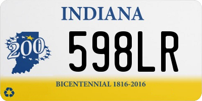 IN license plate 598LR