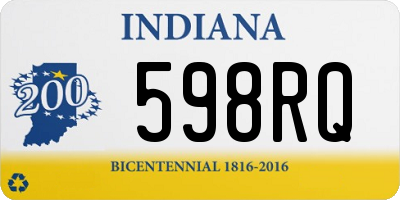 IN license plate 598RQ