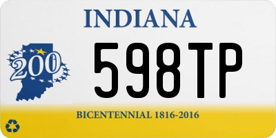 IN license plate 598TP