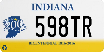 IN license plate 598TR