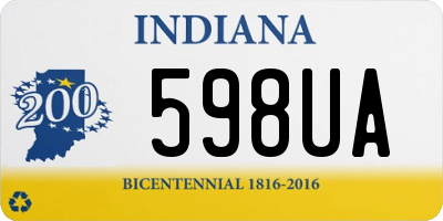 IN license plate 598UA