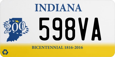 IN license plate 598VA