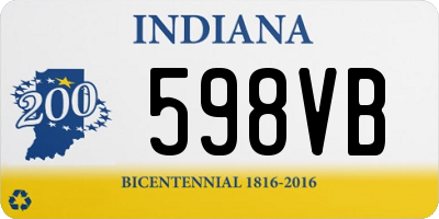 IN license plate 598VB