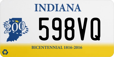 IN license plate 598VQ