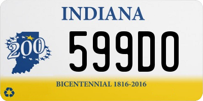 IN license plate 599DO