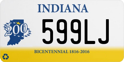 IN license plate 599LJ