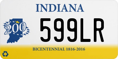 IN license plate 599LR