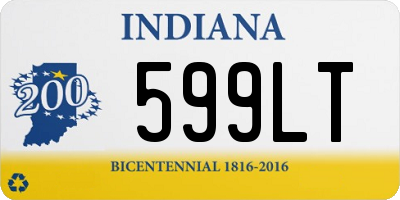 IN license plate 599LT