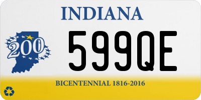 IN license plate 599QE