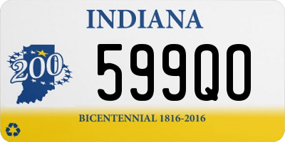 IN license plate 599QO