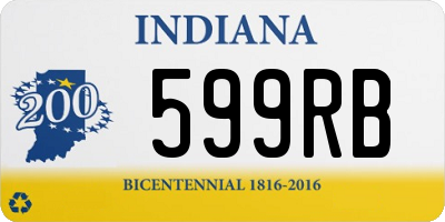 IN license plate 599RB