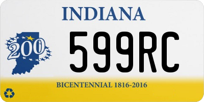 IN license plate 599RC