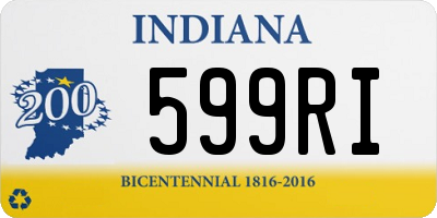 IN license plate 599RI