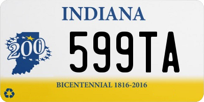 IN license plate 599TA