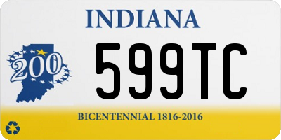 IN license plate 599TC