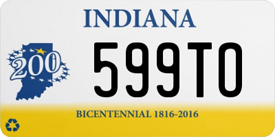 IN license plate 599TO