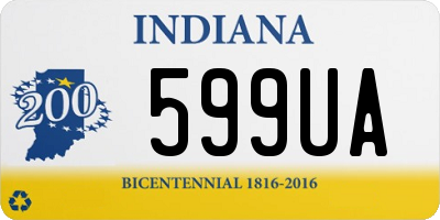 IN license plate 599UA