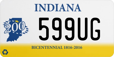 IN license plate 599UG