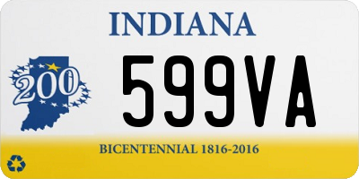 IN license plate 599VA