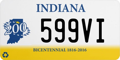 IN license plate 599VI