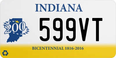 IN license plate 599VT