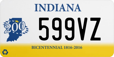 IN license plate 599VZ