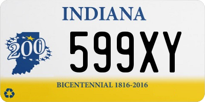 IN license plate 599XY