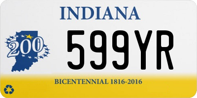 IN license plate 599YR