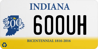 IN license plate 600UH