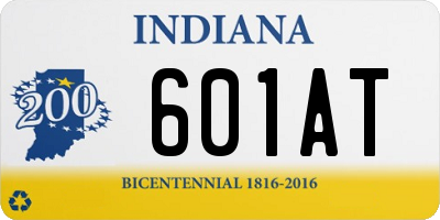 IN license plate 601AT