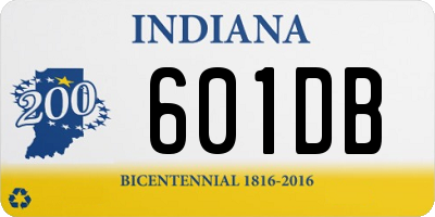 IN license plate 601DB