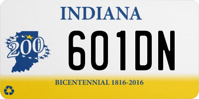 IN license plate 601DN