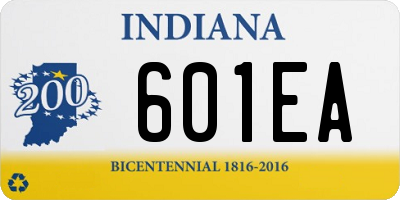 IN license plate 601EA