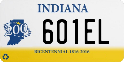 IN license plate 601EL