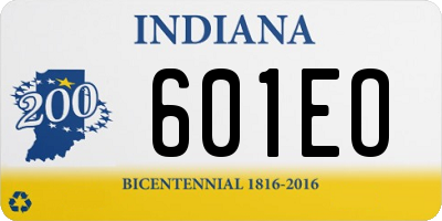 IN license plate 601EO