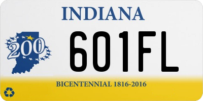 IN license plate 601FL