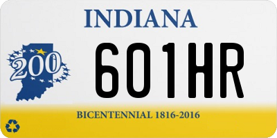 IN license plate 601HR