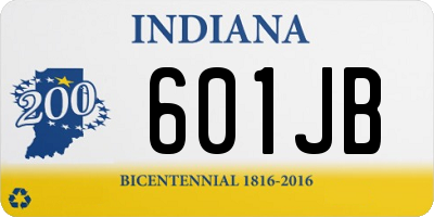 IN license plate 601JB