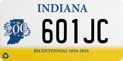 IN license plate 601JC