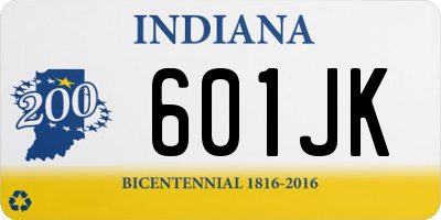 IN license plate 601JK