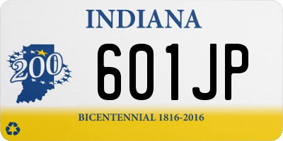 IN license plate 601JP