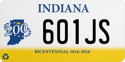 IN license plate 601JS