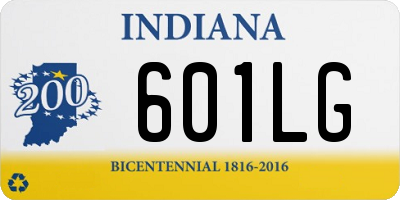 IN license plate 601LG