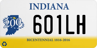 IN license plate 601LH