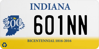 IN license plate 601NN