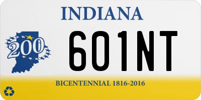 IN license plate 601NT